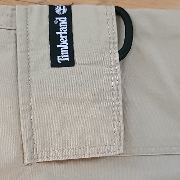 TIMBERLAND BRAND BOYS ELASTIC WAISTBAND PULL-ON KHAKI CARGO SHORTS SIZE LARGE - Picture 5 of 13